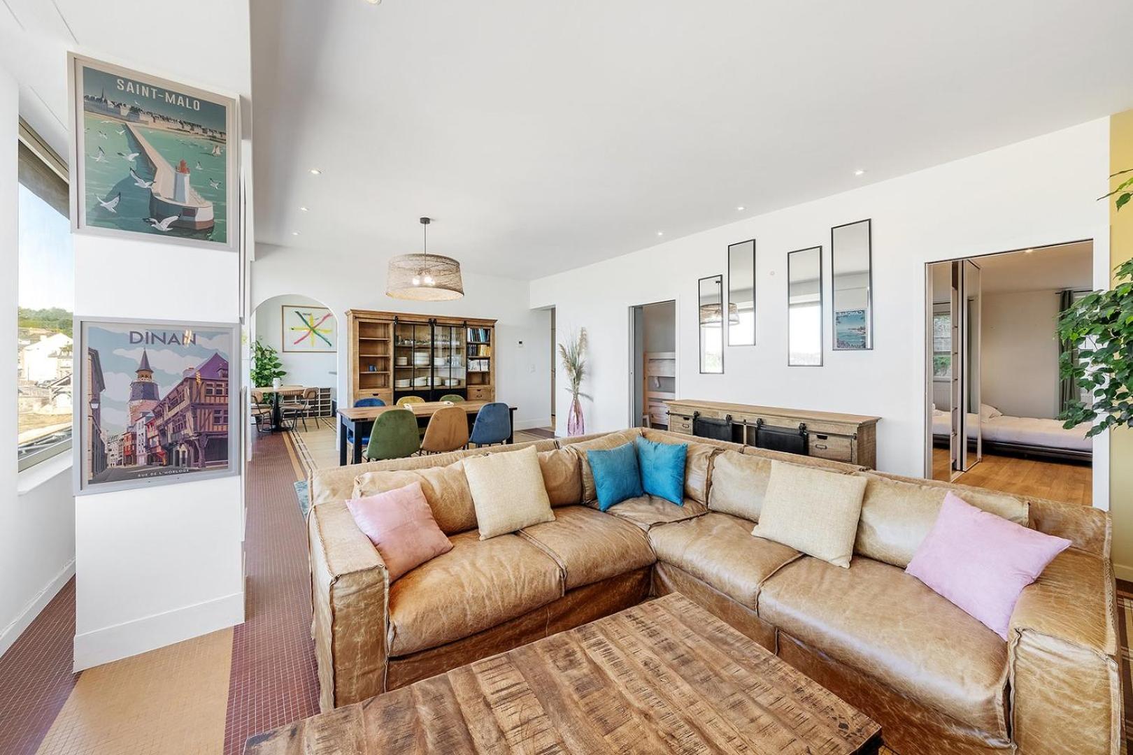 L'Amiral- Vue Mer - Appartement 3 Chambres/Parking Cancale Dış mekan fotoğraf
